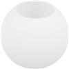 HEANUJJ Paralume in Vetro Bianco Smerigliato a Sfera, Bocca 6,5-7cm | Ricambio per Lampadario, Luce Morbida e Protezione della Lampadina, Camera da Letto e Soggiorno