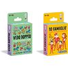 Clementoni Sapientino Vedo Doppio, Gioco Di Carte Per Bambini (Versione Italiana), Multicolore, 16177 & 16172 10 Famiglie, Gioco Di Carte Per Bambini
