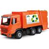LENA - Worxx Robusto Bidone Camion Veicolo Giocattolo per 3+ Anni Bambini, Arancia
