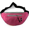 OUTDOOR WORLD BE ACTIVE Outdoor World, marsupio unisex alla moda, con cinghia regolabile, per escursionismo, passeggiate, jogging, viaggi, corsa, sport, ciclismo, 3 scomparti con cerniera, rosa, Taglia unica, Classico