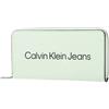 Calvin Klein portafoglio Long Zip Around Wallet Mint menta