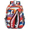 FANDARE Motivo Squalo Zaino scolastico Leggero Ergonomico 0,3kg Zainetti per bambini Zainetto Scuola Cartella Zaini Elementare Zaini da Viaggio per Ragazza Ragazzo Adolescente Zaini Casual