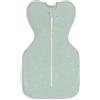 Love To Dream Swaddle UP, neonato 2,2-3,8 kg, ramoscelli di olivo, vestibilità aderente, supporta un buon sonno, 1,5 TOG adatto tutto l'anno per temperature (18-24 °C) lavabile in lavatrice e doppia