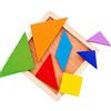 Generic Puzzle Tangram in Legno - in Legno, Puzzle Bambini, Rompicapo Logico | Taglia Standard con Forme Geometriche Colorate, Tangram Educativo per Bambini 4-8 Anni Gioco Creativo Apprendi