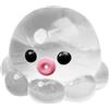 Generisch Squeeze Octopus Squishy - Palla antistress, giocattolo antistress, per bambini e adulti (trasparente)