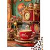 9K4D7V2G Tazza da Caffè Rossa Vintage Puzzle 1000 Pezzi Macchina da Caffè a Vapore Classica per Adulti Gioco di Puzzle 1000 Pezzi Famiglia Relax Decorazione Regalo 70x50cm/1000pcs