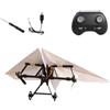 Generico RC Paper Airplane DIY Kit | DIY Electric Remote Control Plane With Gyro Stabilizer & Duals Propellers, Performance Design, Outdoor Adventure Recreation System Easy Handling Support For Boys Girls