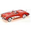 Motormax Chevrolet Chevy Corvette C1 Cabrio Rosso 1953 - 1962 1/18 Modello Auto