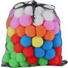 Generico 60 Pieces Summer Water Sponge Balls | 60pcs Reusable Water Balloons, Multicolor Lightweight Ball, Quick-soaking, Soft, For Outdoor Outside Backyard Lawn Beach Pool Grass Garden Park Kids
