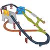 THOMAS & FRIENDS Il Trenino Thomas - Bauletto Multipista, set di espansione da 34 pezzi per trenini e locomotive die-cast e motorizzati a pile, giocattolo per bambini, 3+ anni, HNP81