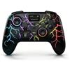 Exilapsire Controller di gioco wireless con pannello touch | Funziona per PC/Switch/Switch 2/iOS/Android, Joystick e trigger effetto Hall, illuminazione RGB, pulsanti personalizzabili, 1354