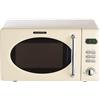 Wolkenstein Forno a microonde retrò WMW720 SC I 700 W Potenza microonde I 20 L Capacità di cottura I5 Livelli di potenza I 8 programmi di cottura funzione di scongelamento I Cassa in metallo I Piatto