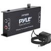 Pyle Preamplificatore Phono, Amplificatore Audio Stereo Mini con RCA, Bassa Rumorosità, Alimentato da Adattatore 12V DC - Nero