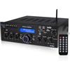 Pyle Amplificatore Audio Stereo Bluetooth Wireless per Casa, Amplificatore Multicanale 200 Watt, Ricevitore Audio con HDMI, USB/SD, AUX, RCA, Radio FM