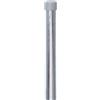Alberts 617561 Palo di recinzione per Fix-Clip pro | per il fissaggio con bussole a impatto per terra | zincato a caldo | lunghezza 1500 mm | morsetto Ø 34 mm