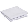 Linder 0323/10/415 - Coppia di Tende a Vetro dritte in stamigna con Passante per astine, Colore: Bianco 45X60