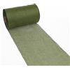 Deko AS GmbH Runner da Tavolo Shabby Chic in Effetto Lino 20 cm - Colore: Verde Oliva - 5 m - 69 - 200 - 5 di 32