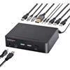 ‎ StarTech.com Switch KVM USB C, KVM DisplayPort a 2 porte con video HDR 4K 60Hz U