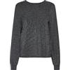 ONLY Onlcarol L/S Glitter Bow Top Box Jrs, Nero, M