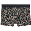 Hom Boxer Red Rock Boxer Briefs da Uomo (Confezione da 1), Stampato Gettoni Multico Giochi su Sfondo Nero, S