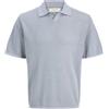 Jack & Jones Jorcassis Knit Twisted Split Neck Polo Uomo