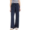 DeFacto Cargohose-Hosen für Damen mit Taschen Wide Leg Pants Women Pantaloni, Blu Navy, 44 Donna