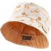 Sterntaler Kinder Fischerhut zum Wenden Bedruckt mit Löwen und Giraffen Cappello da Sole, Naturale, 49 Unisex-Adulto