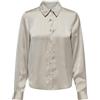 ONLY Onlzora LS - Maglietta in Raso Wvn, Stringa, L
