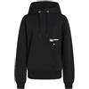 KARL LAGERFELD JEANS Donne Relax Paint Graphic Hoodie Nero M