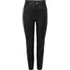 Only ONLEMILY HW ST Ank Faux Leather Pnt Noos Pantaloni, Black, XL/30 Donna