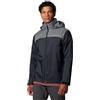 Columbia Rain Jacket Glennaker Lake II Giacca Antipioggia, Nero/Grigio Città, 2X Tall Uomo