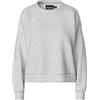 Pieces PCCHILLI LS Sweat Noos BC Maglia di Tuta, Light Grey Melange, M Donna