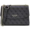 GUESS Calista Borsa a Tracolla Convertibile con Pattina Coal Logo