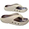 Gyios Infradito Uomo Piattaforma Degli Uomini Eva Thong Flip Flops, Morbide Integrate A Iniezione Pantofole Antiscivolo Per L'estate All'aperto-beige Brown-44-45