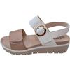ENVAL SOFT Sandalo donna articolo 1286511 colore Taupe-Bianco