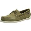 Sebago DOCKSIDES PORTLAND SUEDE, Scarpe da Barca, Uomo, Verde (Green Military 909), 41.5 EU
