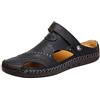 Generic Sandali Antinfortunistiche Uomo,Sandali Da Spiaggia Scarpe Estive Outdoor Breathable Cuoio Casuale Men'S Men'S Sandali