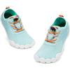 SAGUARO Scarpe da Scoglio Barefoot Bambini, Scarpette Mare Antiscivolo ad Asciugatura Rapida con Punta Larga e Chiusura Rapida per Spiaggia Piscina Fiume, Bambino e Bambina Verde, Gr.27