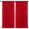 JYFLZQ Tende con paillettes rosse da 0,6 x 2,4 m, 2 pannelli, sfondi fotografici scintillanti, per feste, matrimoni, addio al nubilato