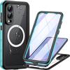 Focusor Cover per Samsung Galaxy S25 Edge IP68 Impermeabile Antiurto, Blu