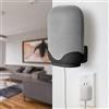 Tyeyober Staffa per montaggio a parete per Google Nest Audio,per Google Nest Audio altoparlante supporto,staffa per montaggio a parete per Google Nest Audio,supporto salvaspazio con gestione dei cavi integrata