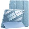 JETech Custodia Glitter per iPad (A16) 11ª/10ª Gen, Cielo Blu