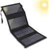 funfunfly Caricabatterie solari portatili da 20 W con pannello solare, uscita USB-A, impermeabile IP67, adatto per carovana, zaini, escursioni, cellulare