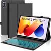 Occtingkind Per Redmi Pad 2 Pro 12,1 Cover Tastiera con RGB Italiana