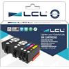 LCL 903XL Cartucce d'inchiostro Compatibile per HP 903 903XL 3HZ51AE T6M15AE T6M03AE T6M07AE T6M11AE Sostituzione per HP Officejet Pro 6860 6868 6950 6951 6960 6970 6975 6978 (2KCMY,5-Pack)