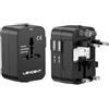 LENCENT Adattatore da Viaggio Unversale, All in One Caricatore USB MKTBA