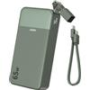 JUOVI 65W Laptop Power Bank 20000mAh con Cavo USB C Staccabile