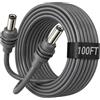 CyberFey Starlink, mini cavo di alimentazione da 30 m, DC5521 da maschio a maschio, DC a CC, cavo di alimentazione accoppiamento impermeabile 18 AWG, per Starlink Mini camper, campeggio, furgoni, installazione
