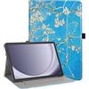 Vakarey Cover Tablet per Samsung Galaxy Tab A9 Plus/+ Supporto Multiangolo Custodia per Samsung Tab a9 Plus 11 Pollici SM-X210/SM-X216,Fiori