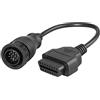 Aukson D24C 40 cm professionale per cavo MB Sprinter VW/LT da OBD2 a OBD1 14 poli rotondo